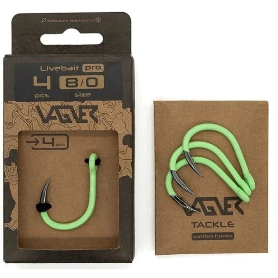 Carlige Vagner Hook Livebait Pro, Nr.4/0, 4buc/pac