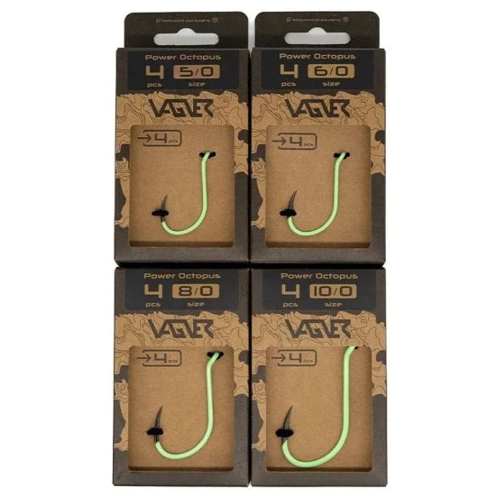 Carlige Vagner Hook Power Octopus, Nr.8/0, 4buc/pac