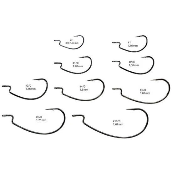 Carlige Varivas Offset Master Monster Class Nr.4/0