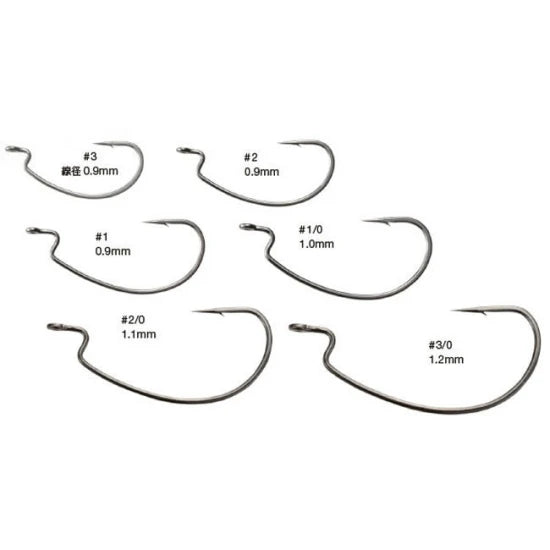 Carlige Varivas Offset Master Power Bait Finess Nr.2