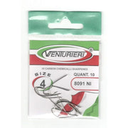 Carlige Venturieri Hooks 8091 Ni, Nr.8, 10buc/pac
