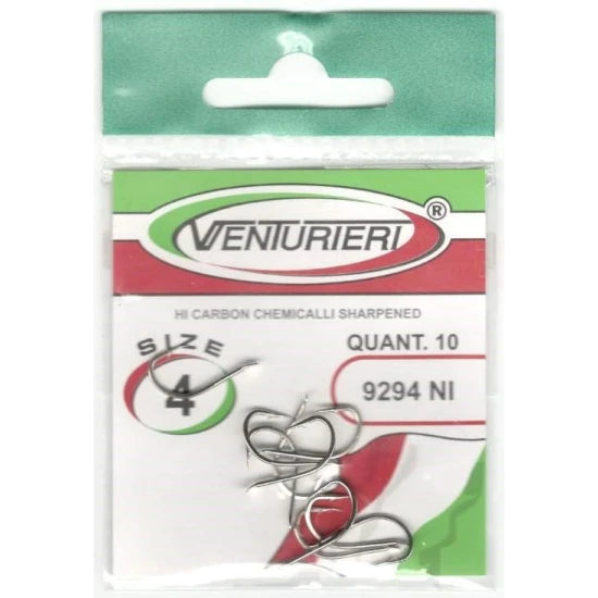 Carlige Venturieri Hooks 9294 Ni, Nr.9, 10buc/pac