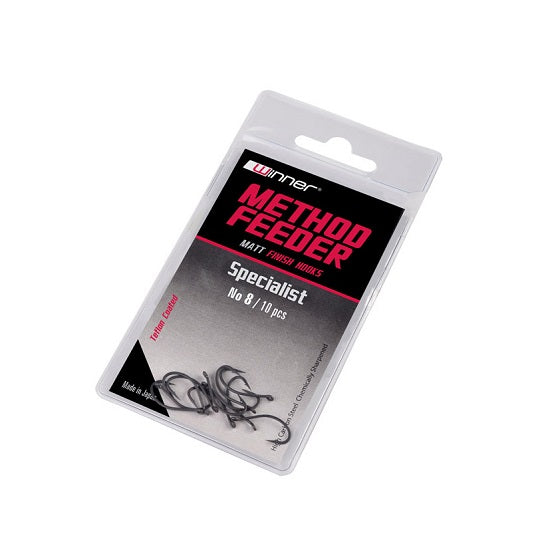 Carlige Winner Matt Finish Method Feeder Hook Specialist nr 10
