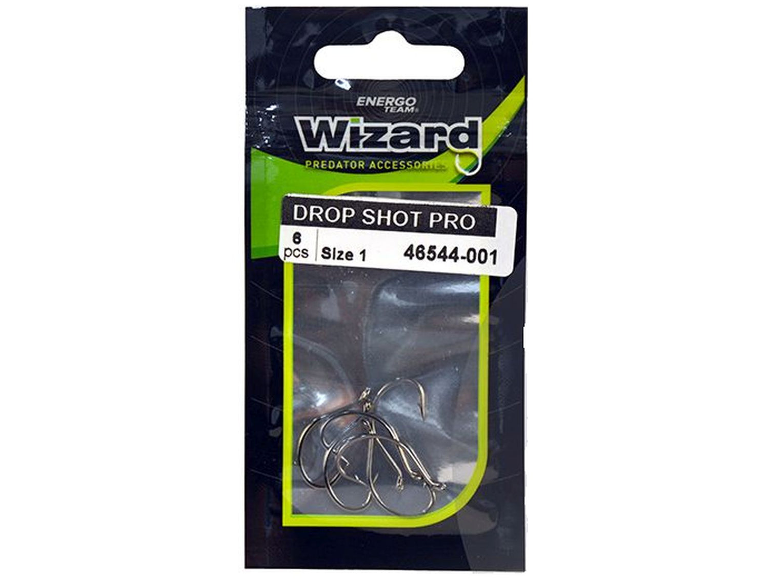Carlige Wizard Drop Shot Cu Ochet, Nr.6, 6 buc/plic