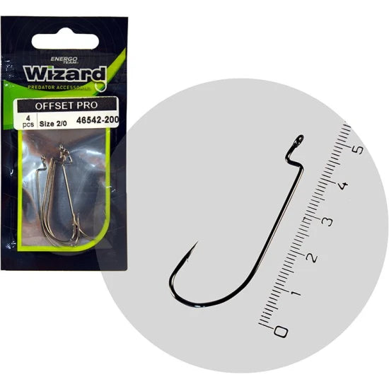 Carlige Wizard Offset Pro, No. 2/0, 4buc/plic
