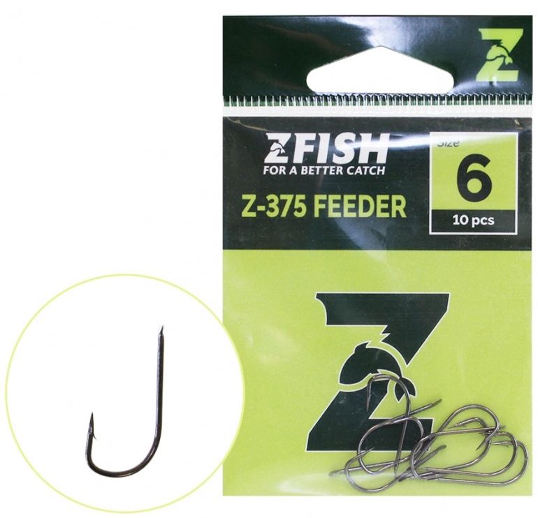 Carlige Zfish Feeder Hooks Z-375, Nr.7, 10buc/pac