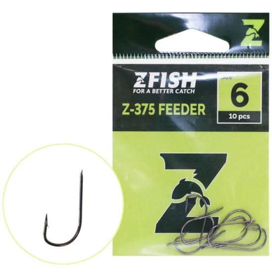 Carlige Zfish Feeder Hooks Z-375, Nr.7, 10buc/pac