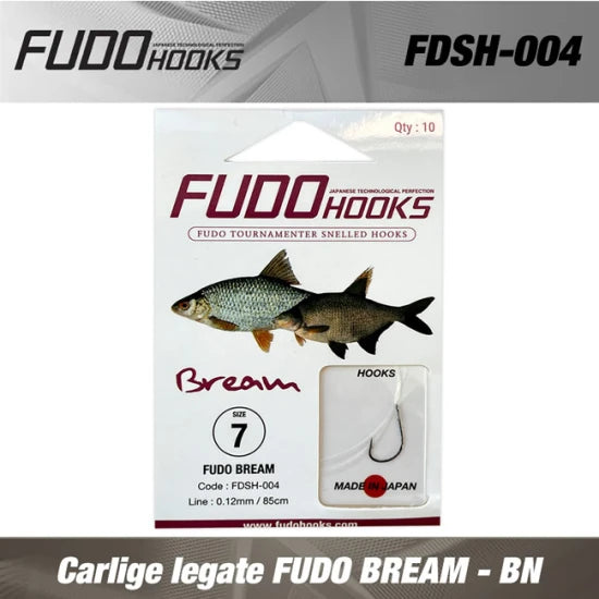 Carlige Legate Fudo Bream - Bn 5 0.14 Mm/ 85 Cm