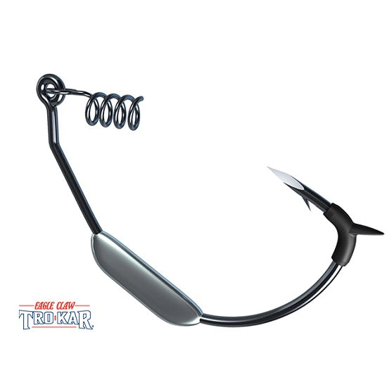 Carlige offset Trokar Magnum Kelp Trick Hooks 14g 9/0 2buc/plic
