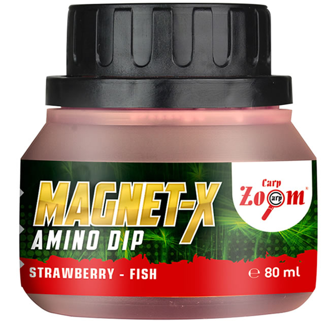 Carp Zoom DIP AMINO MAGNET-X 80ml Spicy Sausage-Chilli-Robin Red