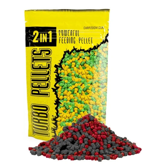Carp Zoom Pelete Turbo 2 In 1 3mm 500gr Strawberry-fish