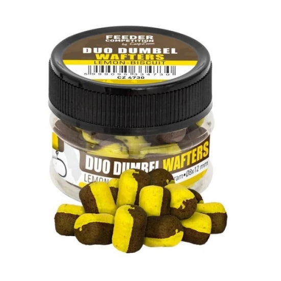 Carp Zoom Wafters Duo Dumbel 8x12mm 15gr Lemon-biscuit