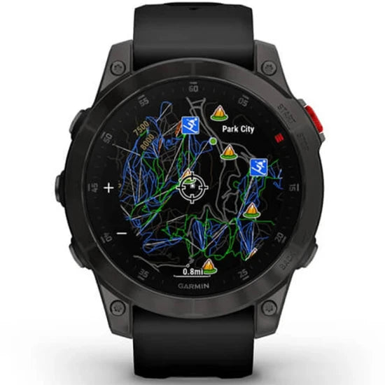 Ceas Garmin Epix Pro Saphire Carbon Grey Ti / Black 47mm Emea