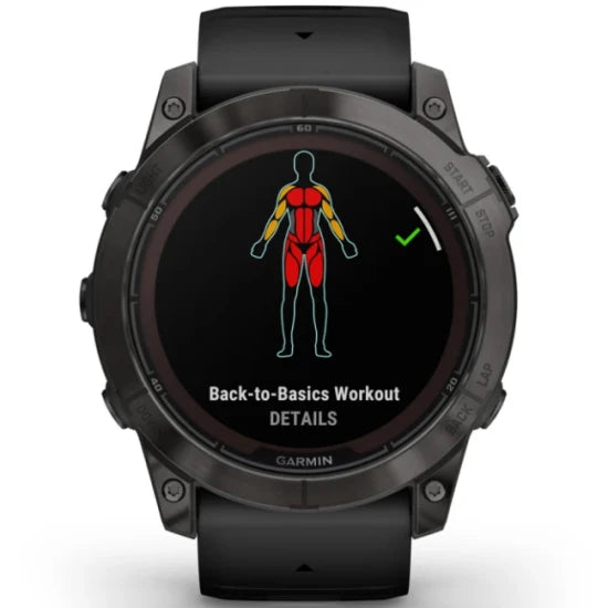 Ceas Garmin Fenix 7 Pro Sapphire Solar Carbon Grey, Curea Neagra, 51mm
