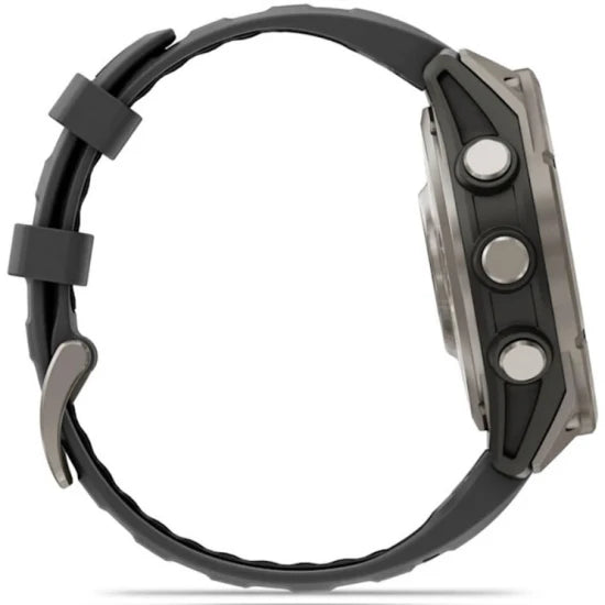 Ceas Garmin Fenix 8 Pro Amoled Saphire Titan Curea Silicon Graphite / Black 47mm Emea