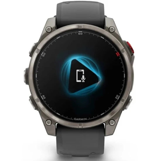 Ceas Garmin Fenix 8 Pro Amoled Saphire Titan Curea Silicon Graphite / Black 47mm Emea