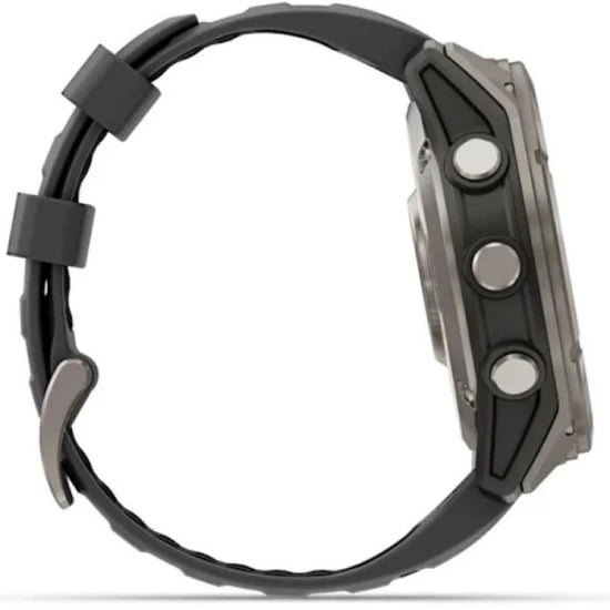 Ceas Garmin Fenix 8 Pro Amoled Saphire Titan Curea Silicon Graphite / Black 51mm Emea