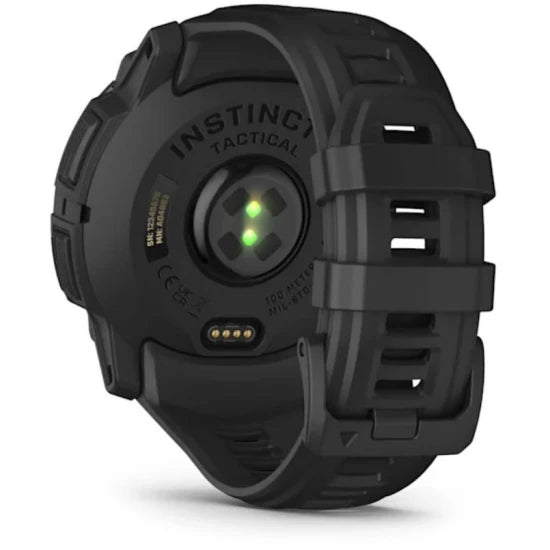 Ceas Garmin Instinct 3 Amoled Black Tactical Edition, 50mm, Curea Neagra