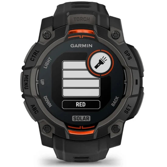 Ceas Garmin Instinct 3 Solar Black Curea Black 45mm
