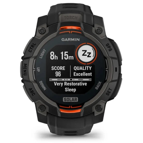 Ceas Garmin Instinct 3 Solar Black Curea Black 45mm