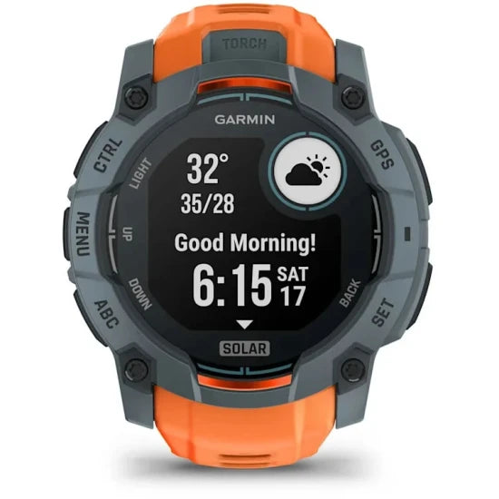 Ceas Garmin Instinct 3 Solar Twilight Curea Solstice 50mm