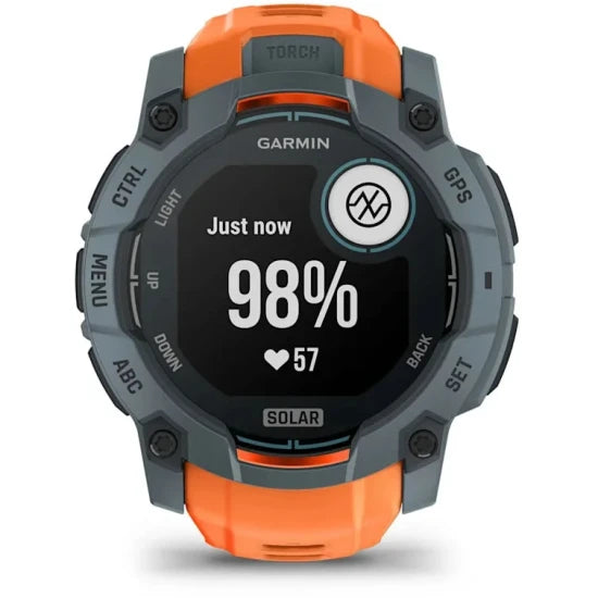Ceas Garmin Instinct 3 Solar Twilight Curea Solstice 50mm