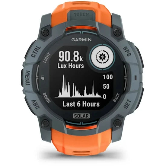 Ceas Garmin Instinct 3 Solar Twilight Curea Solstice 50mm