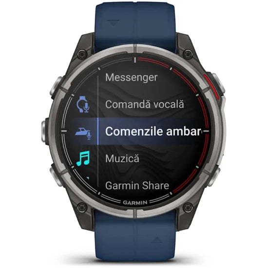 Ceas Garmin Quatix 8 Amoled Sapphire Ti/bare 47mm Emea
