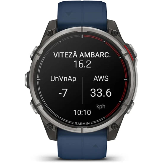 Ceas Garmin Quatix 8 Amoled Sapphire Ti/bare 47mm Emea
