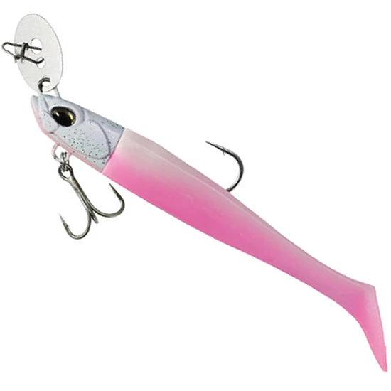 Chatter Shad Duo Bay Ruf, Pcc0654 Bay White Silver Flake, 18g
