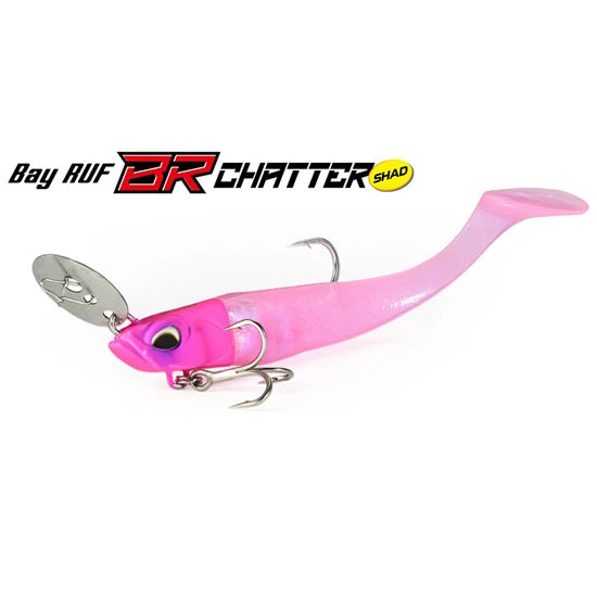 Chatter Shad Duo Bay Ruf, Pcc0658 Lg Chart Back Silver, 18g
