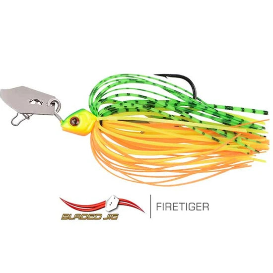 Chatterbait Fox Rage New Bladed Jigs, Uv Firetiger, 7g