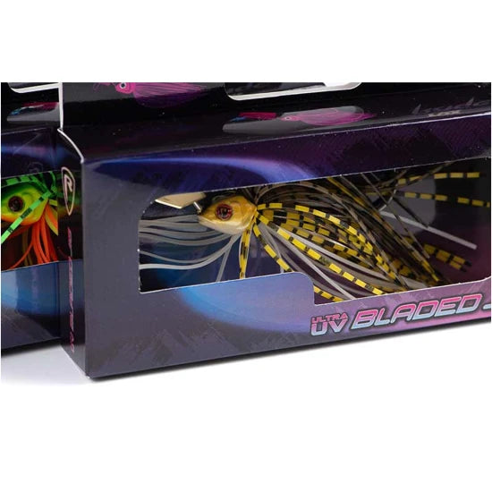 Chatterbait Fox Rage New Bladed Jigs, Uv Firetiger, 7g