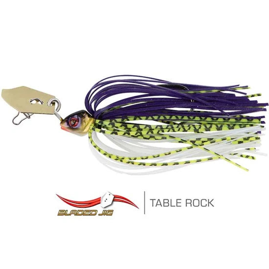 Chatterbait Fox Rage New Bladed Jigs, Uv Table Rock, 7g