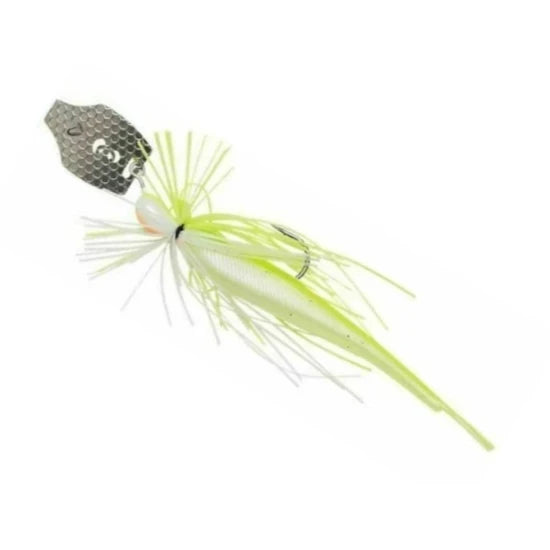 Chatterbait Savage Gear Crazy Swim Jig, Silver Yellow White, 20g, 12.5cm, 1buc/pac