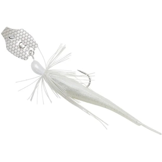 Chatterbait Savage Gear Crazy Swim Jig, White Silver, 10cm, 8.5g, 1buc/pac