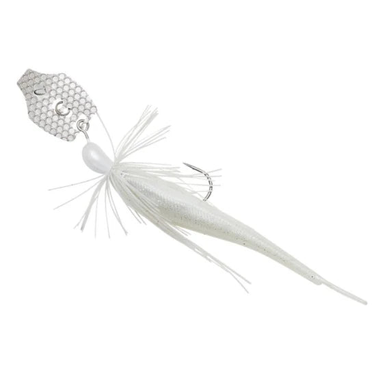 Chatterbait Savage Gear Crazy Swim Jig, White Silver, 20g, 12.5cm, 1buc/pac