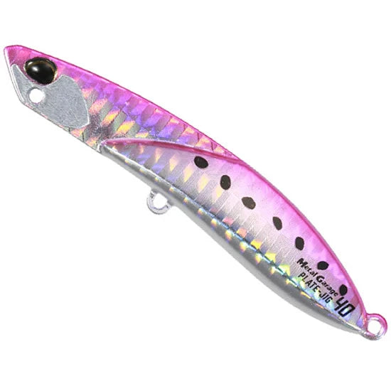 Cicada Duo Metal Garage Plate Jig, Pha0119 Pink Sardine, 6.5cm, 20g