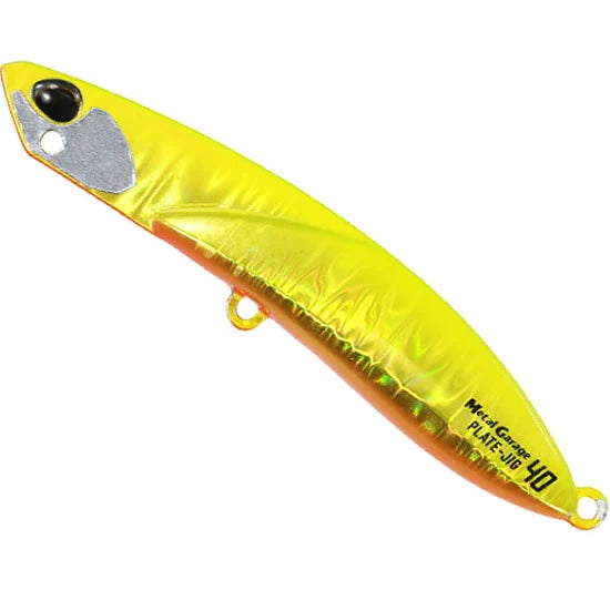 Cicada Duo Metal Garage Plate Jig, Ppa0063 Hirame Gold, 6.5cm, 20g