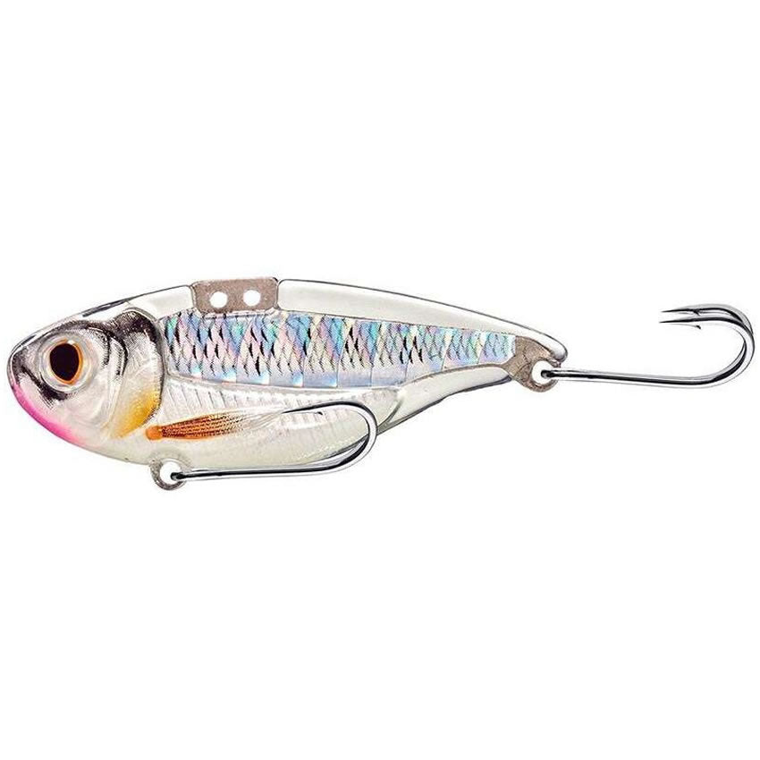 Cicada Live Target Sonic Shad Blade Bait, 5.5cm, 14g, Glow / Pearl
