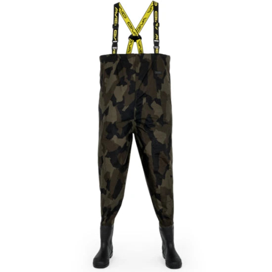 Cizme Piept Avid Carp Distortion Dark-camo Chest Waders, Marime 43