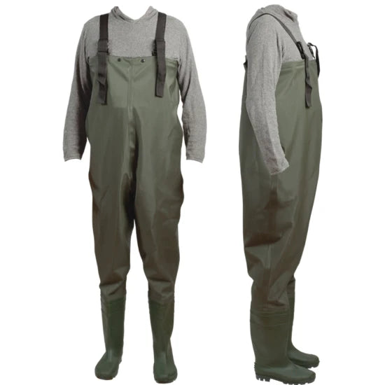 Cizme Piept Zebco Pvc Wader Green, Marime 44-45