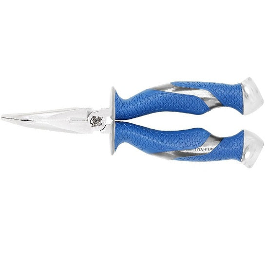 Cleste ENERGOTEAM CUDA TITANIUM BONDED BENT NEEDLE NOSE PLIERS 22cm