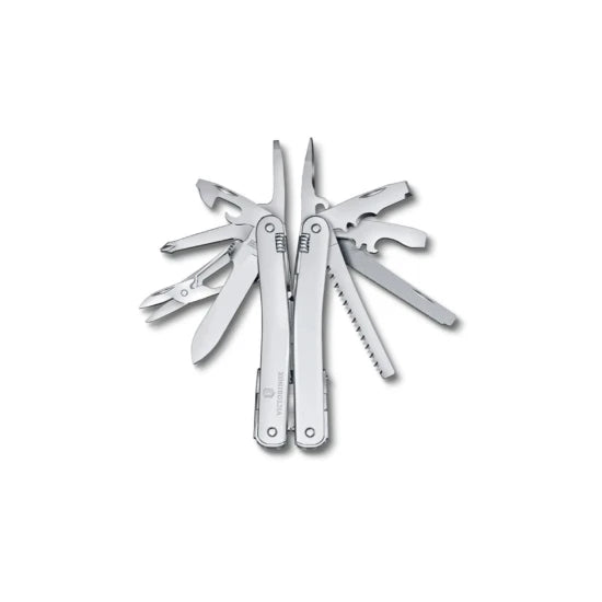 Cleste Multifunctional Victorinox Swiss Tool Spirit Mx 3.0224.mn, Maner Otel, Argintiu