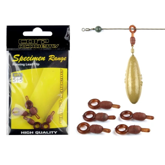 Clips Carp Academy Running Rig Lead, 10buc/pac