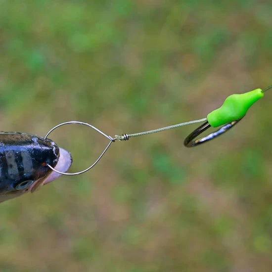Clips Momeala Zeck Baitfish Clip Hair Rig 15mm, 5buc/pac