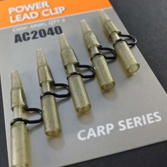 Clips Plumb Pierdut Orange  Power Lead Clip 5buc 45mm
