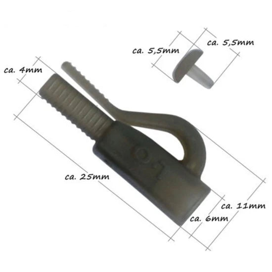 Clips Plumb Pierdut Orange Safe Clip + Fix 10buc/pac