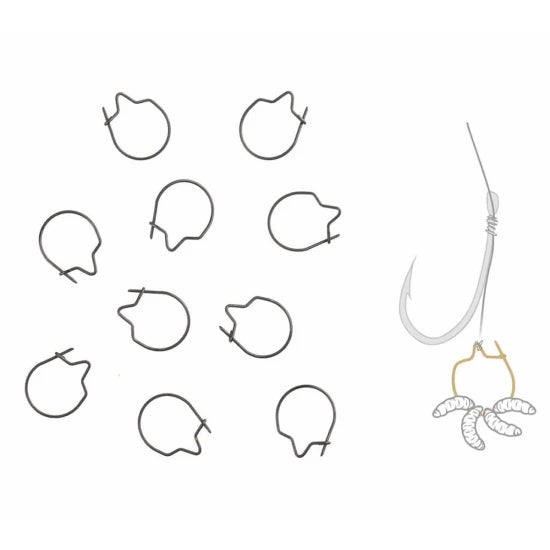 Clips Viermusi Zfish, 10mm, 10buc/pac