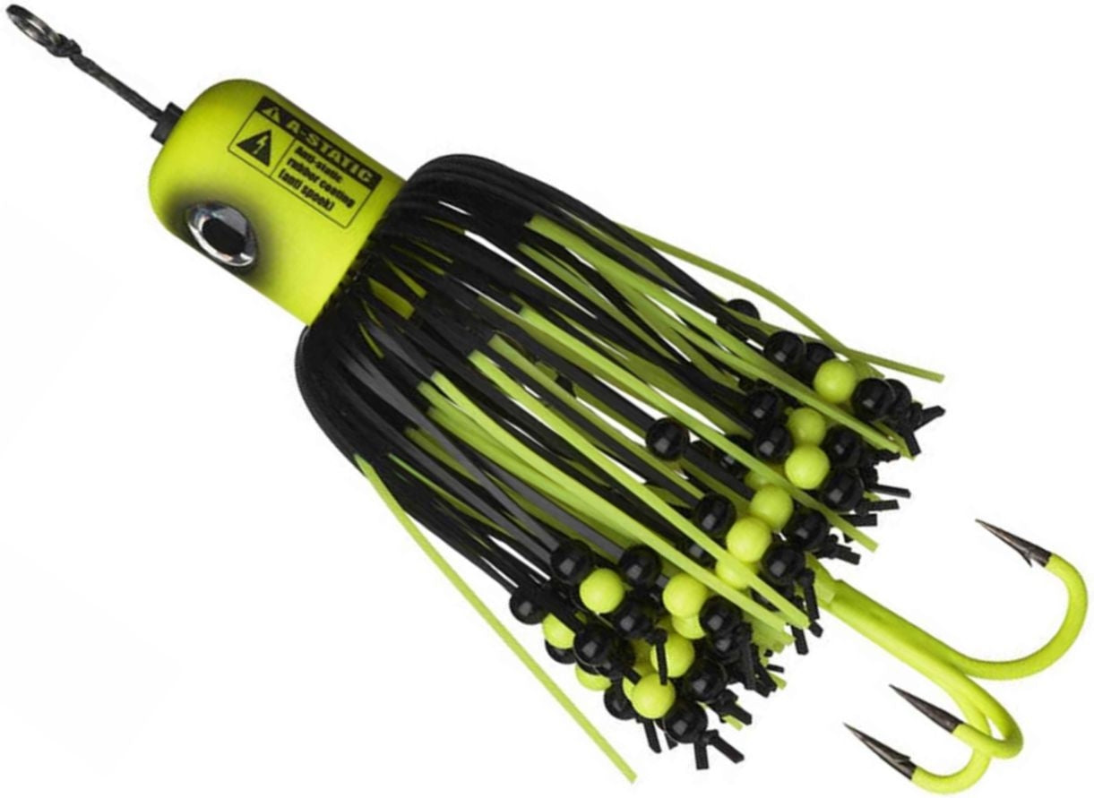 Clonk MADCAT Teaser A-Static, Fluo Yellow UV, Nr.2/0, 16cm, 100g, 1buc/pac
